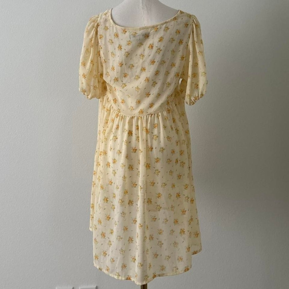 Urban Outfitters Baby Doll Coquette Baby Doll Flowy Cottage Core Dress Soft Girl - Picture 2 of 6